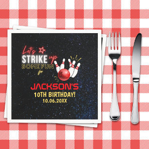 Fun Bowling Party for Kids Napkin