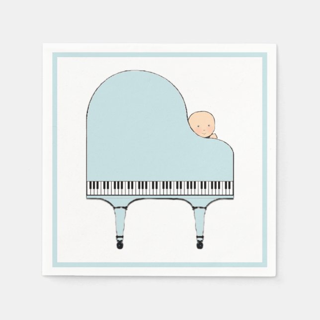 Fun Boy Baby Shower Boy Napkin (Front)
