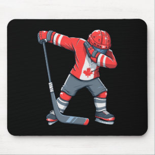 Fun Boy Kid Ice Hockey Apparel Mouse Mat