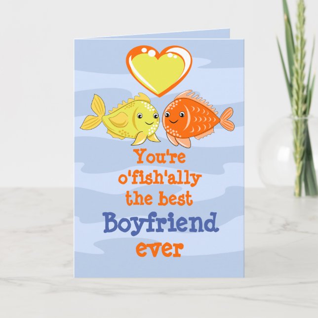Fun Boyfriend Valentines Card (Front)