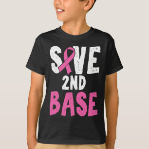 Fun Breast Cancer Awareness Month Save Second 2nd T-Shirt