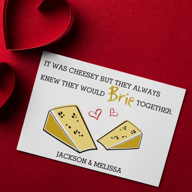 Fun | Brie Together | Valentines Day Holiday Card (Creator Uploaded)