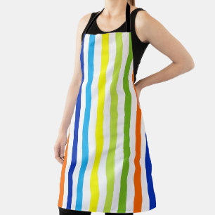 Fun Bright and Bold - Modern Stripes Apron
