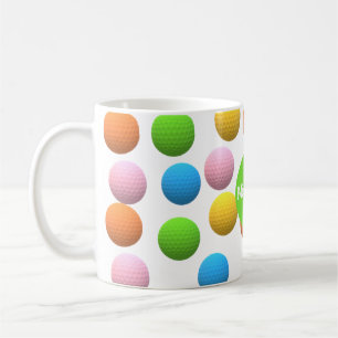 Fun Bright Golf Balls Coffee Mug