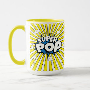 Fun Bright Sunshine SUPER POP! Comic Book Pop Art Mug
