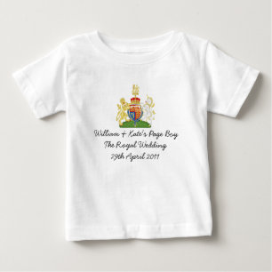 Fun British Royal Wedding "Page Boy" souvenir top