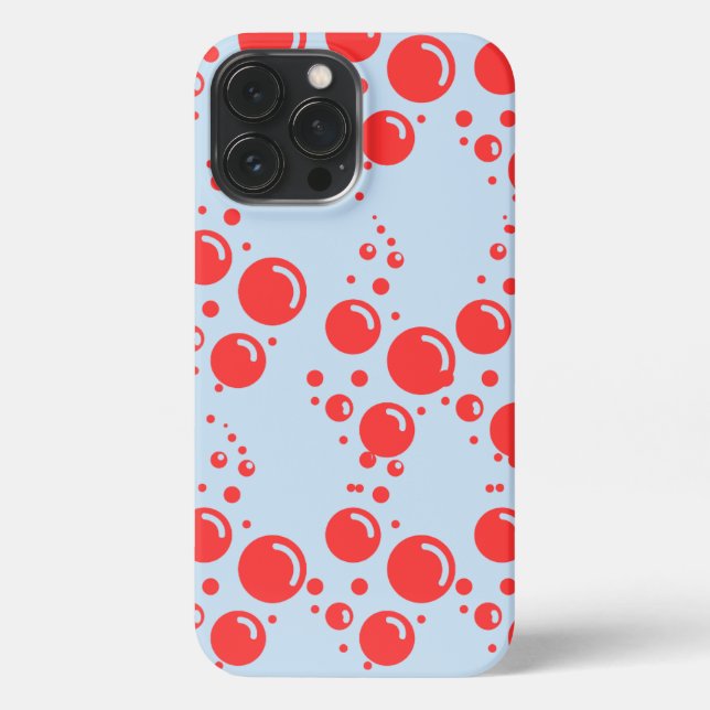 Fun Bubble Pattern  iPhone Case (Back)