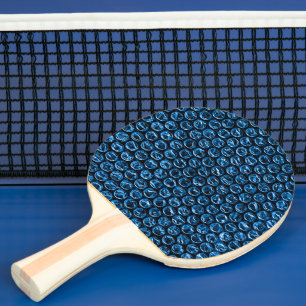 FUN Bubble Wrap Blue Ping Pong Paddle