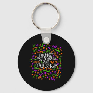 Fun Bugging My Teacher For 100 Days Of School Stud Key Ring