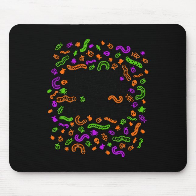 Fun Bugging My Teacher For 100 Days Of School Stud Mouse Mat (Front)