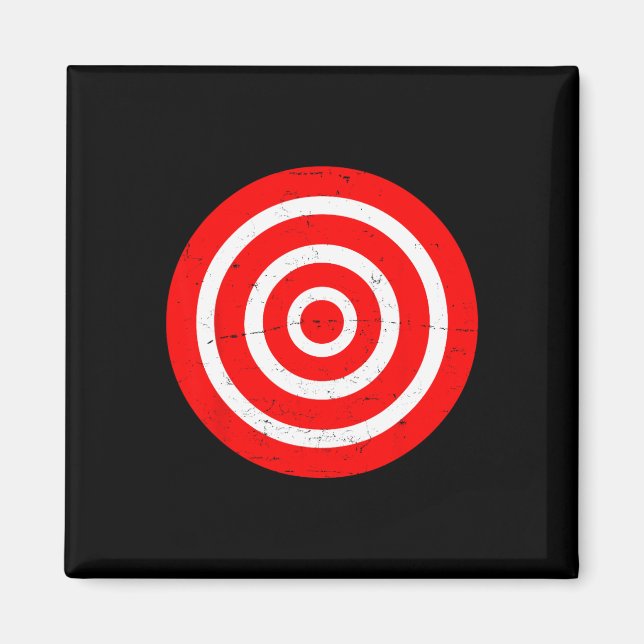 Fun Bullseye Target Bulls Eye Prank Gift-archery T Magnet (Front)