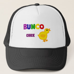 Fun Bunco Chick Art Trucker Hat