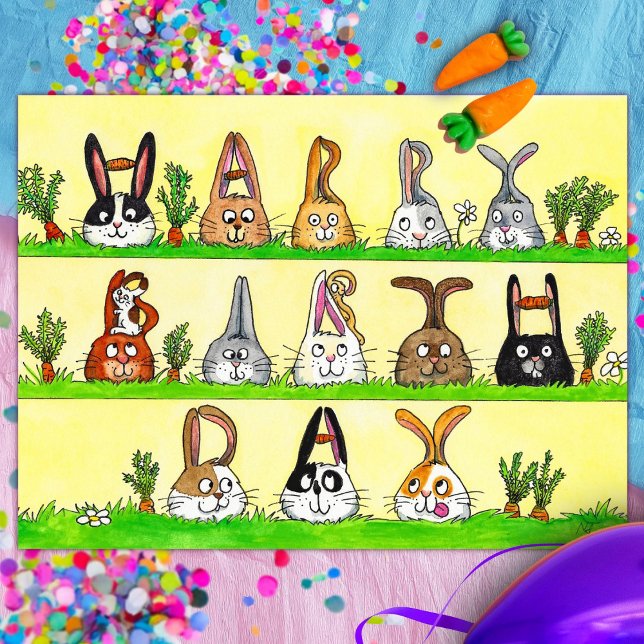Fun Bunnies Birthday postcard (Creator Uploaded)
