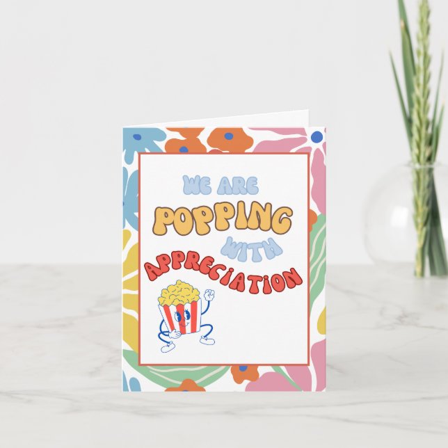 Fun Business Team Employee Staff Thank You Card (Front)