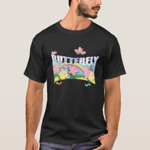 Fun Butterfly Lover Cute Caterpillar Kids Party Bu T-Shirt