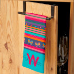 Fun Butterfly Stripe Stylish Initial Last Name Tea Towel<br><div class="desc">Chic Stripe Modern Stylish Butterfly Kitchen towel with Monogram Initial and Last Name. These unique kitchen towels are a perfect gift to celebrate a birthday, retirement, anniversary, housewarming party, wedding gift, etc…A fun way to celebrate any occasion. Pair it with a bottle of wine and it makes a great gift...</div>