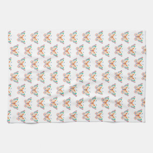 Fun Butterfly Tea Towel