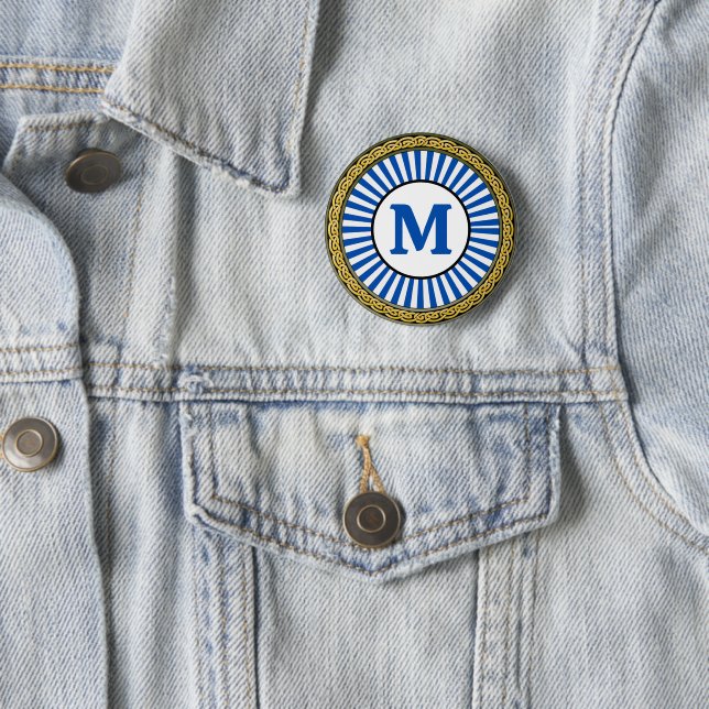 Fun! Button - Personalised - Add Initial (In Situ)