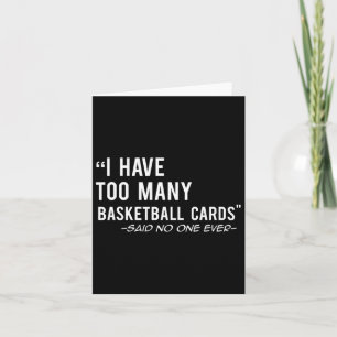 Fun Bysketbyll Cards Collector Gift