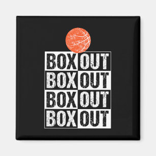 Fun Bysketbyll Coach Gift Box Out Saying  Magnet