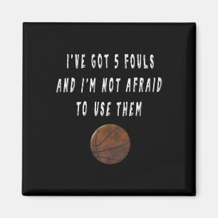 Fun Bysketbyll Player Trash Talking Tees Coach Gif Magnet