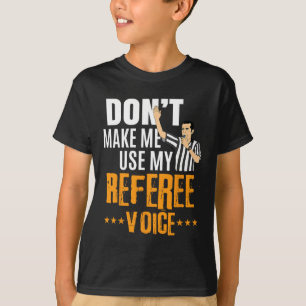 Fun Bysketbyll Ref Hoops - Bysketbyll Referee T-Shirt
