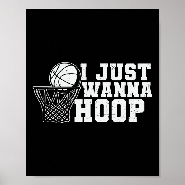 Fun Bysketbyll Tee Quote Sayings Graphic  Poster (Front)