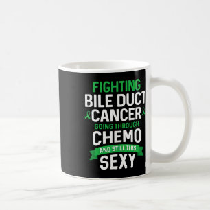 Fun Cancer Fighter Bile Duct Cancer Patient Chemo  Coffee Mug