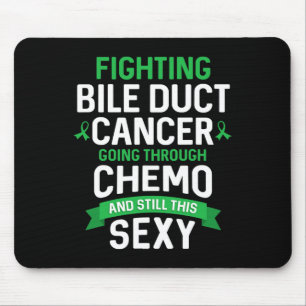 Fun Cancer Fighter Bile Duct Cancer Patient Chemo Mouse Mat