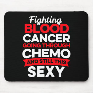 Fun Cancer Fighter Blood Cancer Patient Chemo Ther Mouse Mat