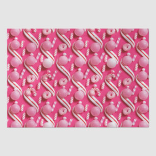 Fun Candy Lane Collection, Pink Gumballs Tissue Paper