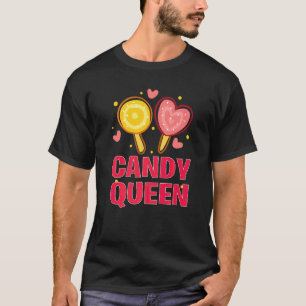 Fun Candy Lollipop Sweet Tooth Women Cool Candy Qu T-Shirt
