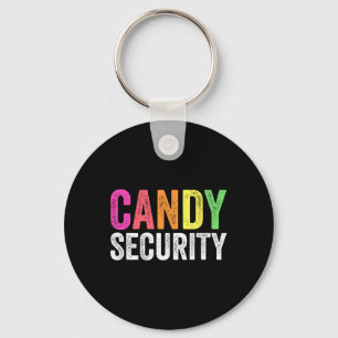 Fun Candy Security Halloween Costume Key Ring