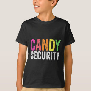 Fun Candy Security Halloween Costume T-Shirt