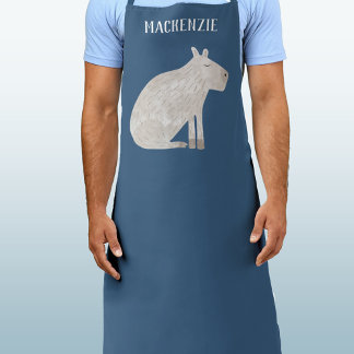 Fun Capybara Personalised Apron