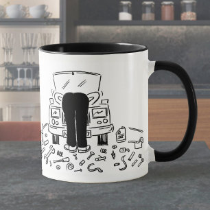 Fun Car Mechanic Auto Repairs Mug