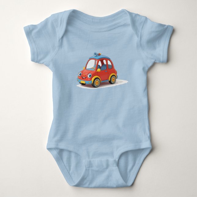 Fun car T-Shirt Baby Bodysuit (Front)