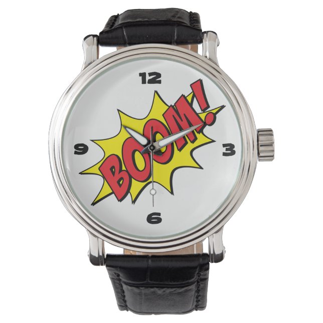Fun Cartoon & Comic Book Boom Watch (Front)