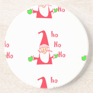 Fun Cartoon Mouse Santa Collection. Coaster