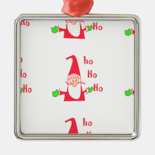 Fun Cartoon Mouse Santa Collection. Metal Tree Decoration