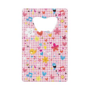fun cartoon pattern pink