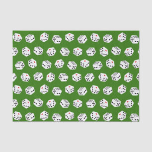 Fun Casino dice pattern party tissue paper