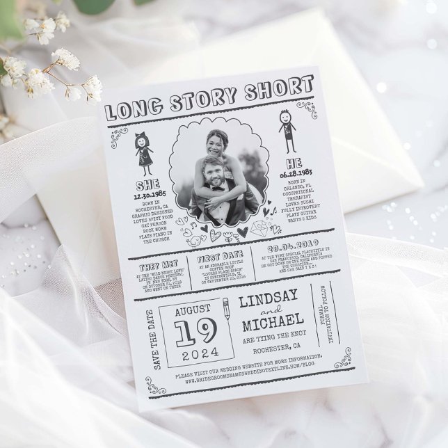 Fun Casual and Cute Save the Date Photo (Fun Cute Photo Save The Date Cards)