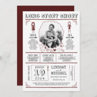 Fun Casual and Cute Save the Date Photo