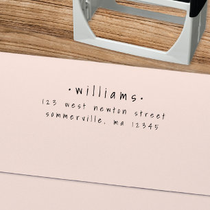 Fun Casual Handwriting Return Address Stamp
