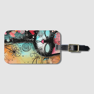 Fun Cat Modern Style Luggage Tag