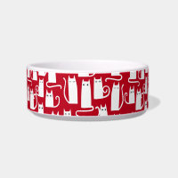 Fun Cat Red and White