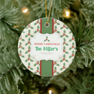 FUN! Ceramic Ornament - Personalised -Add Name
