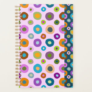 Fun cheerful colourful weekly planner