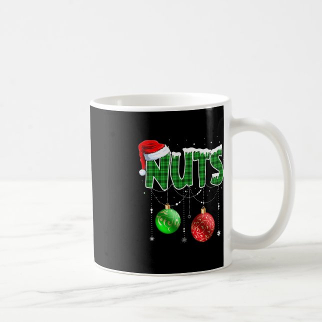 Fun Chest Nuts Christmas  Matching Couple Chestnut Coffee Mug (Right)